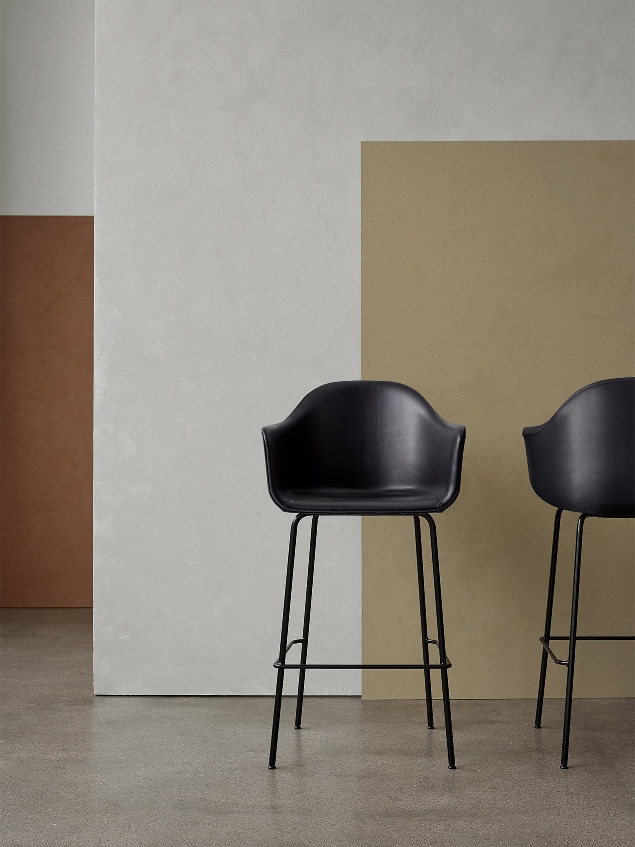 Audo Harbour Arm Chair, Counter & Bar Height, Upholstered
