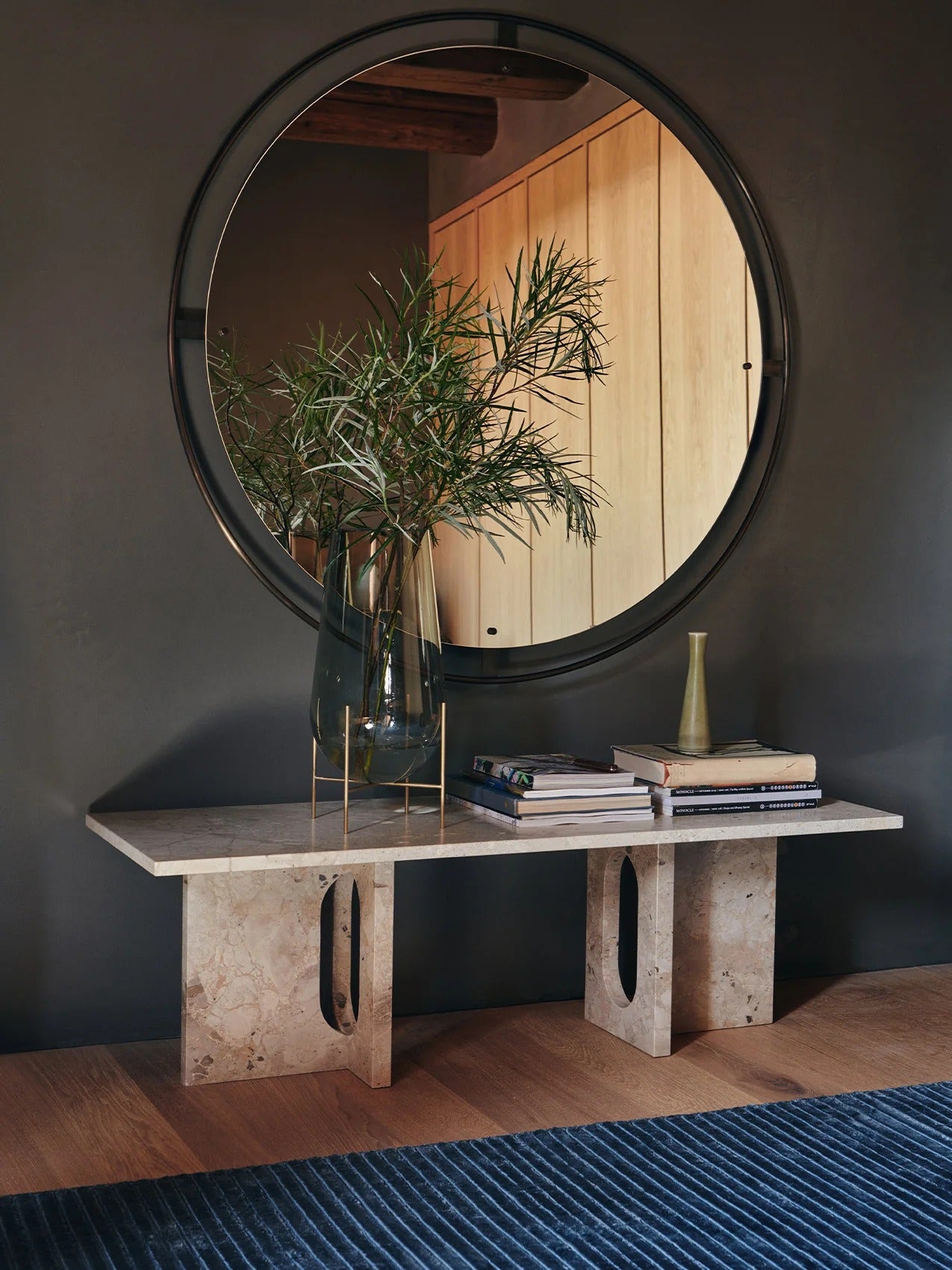 Audo Androgyne Lounge Table, Stone/Marble