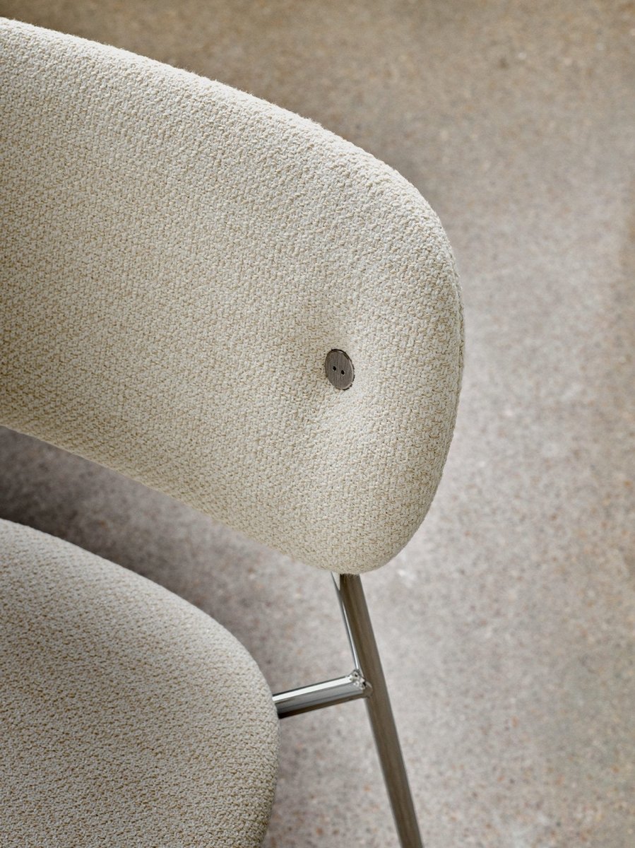 Audo Co Dining Chair, Without Arms, Fully Upholstered