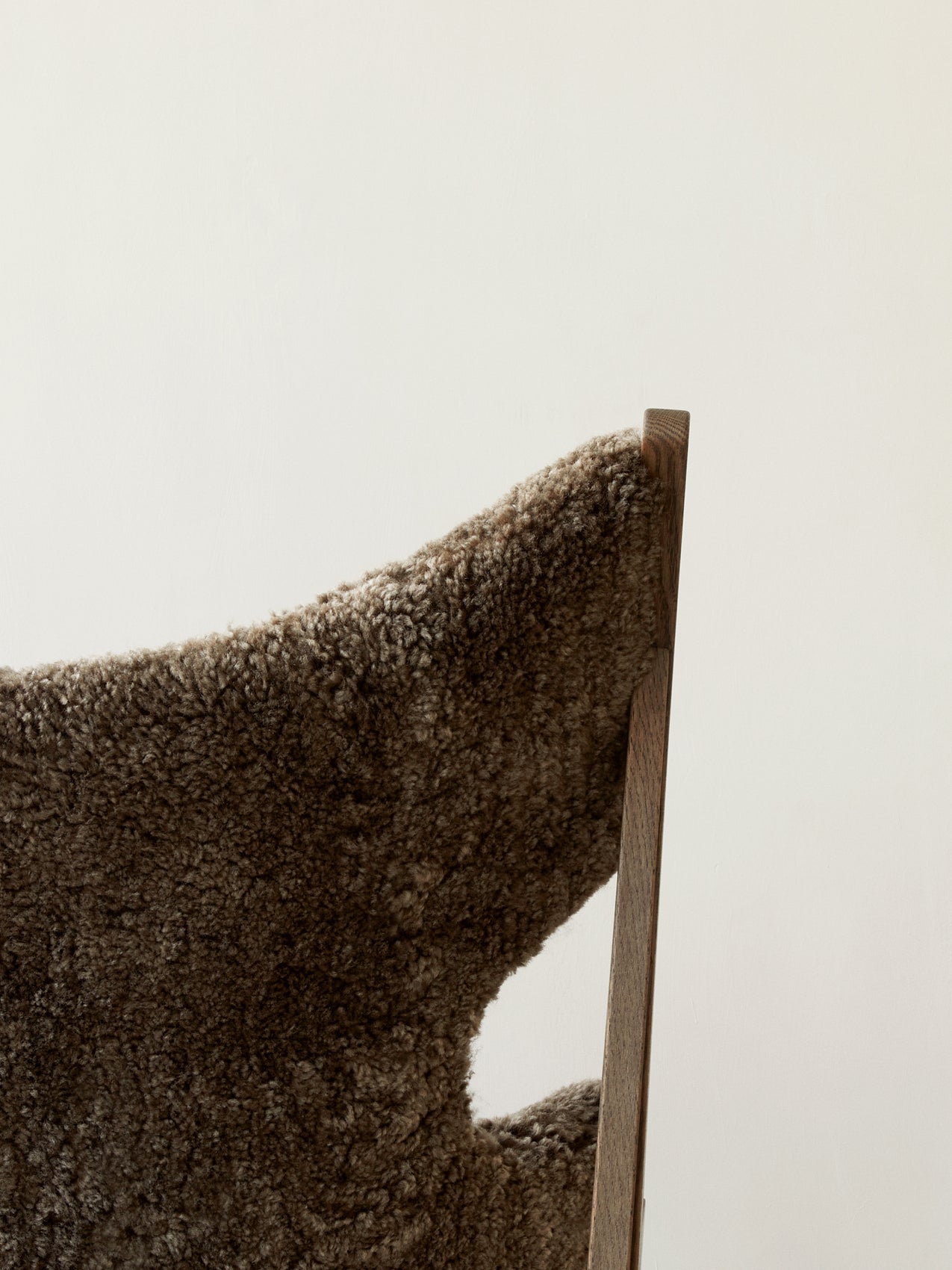 Audo Knitting Chair, Sheepskin