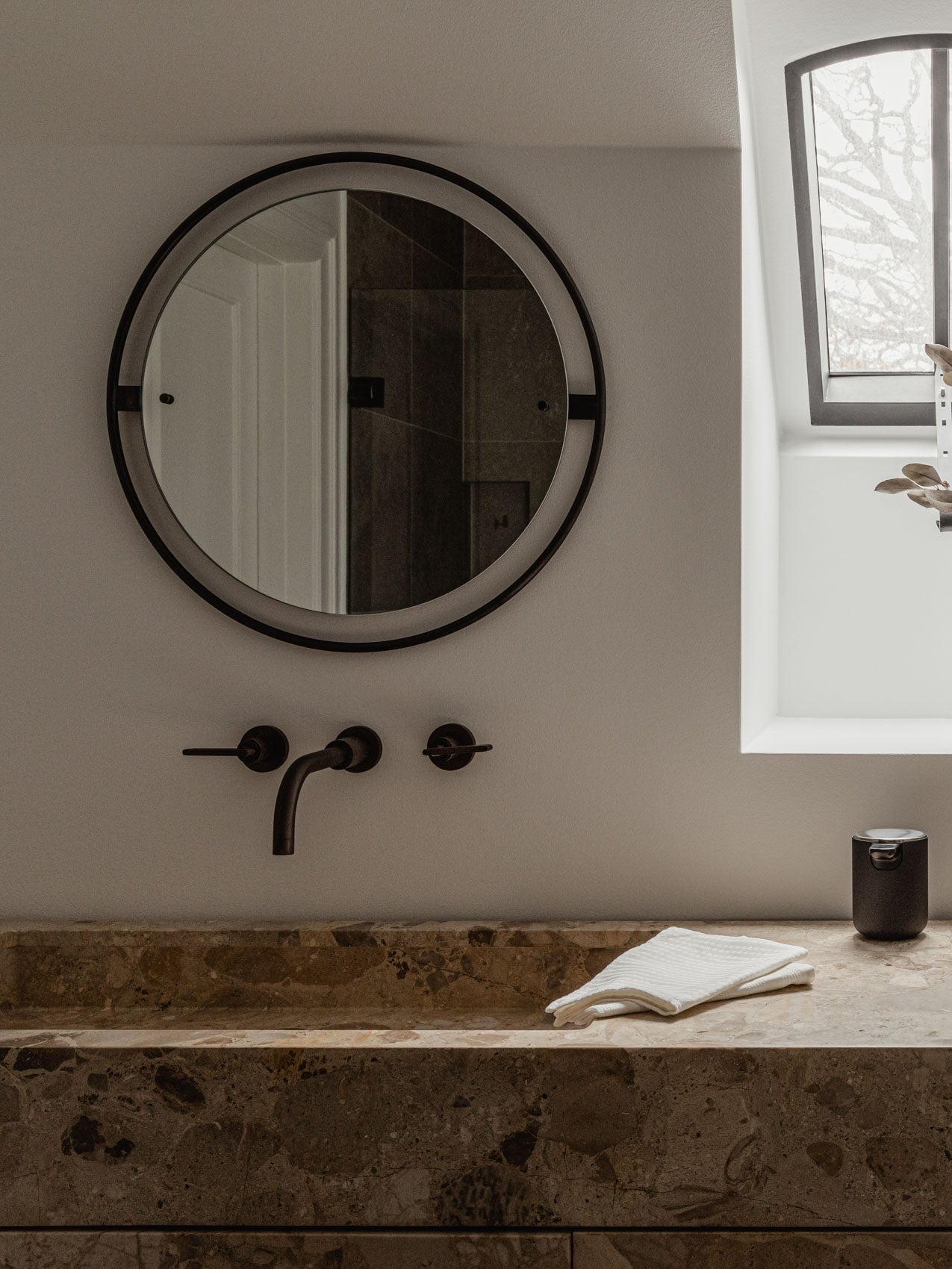 Audo Nimbus Mirror, Round