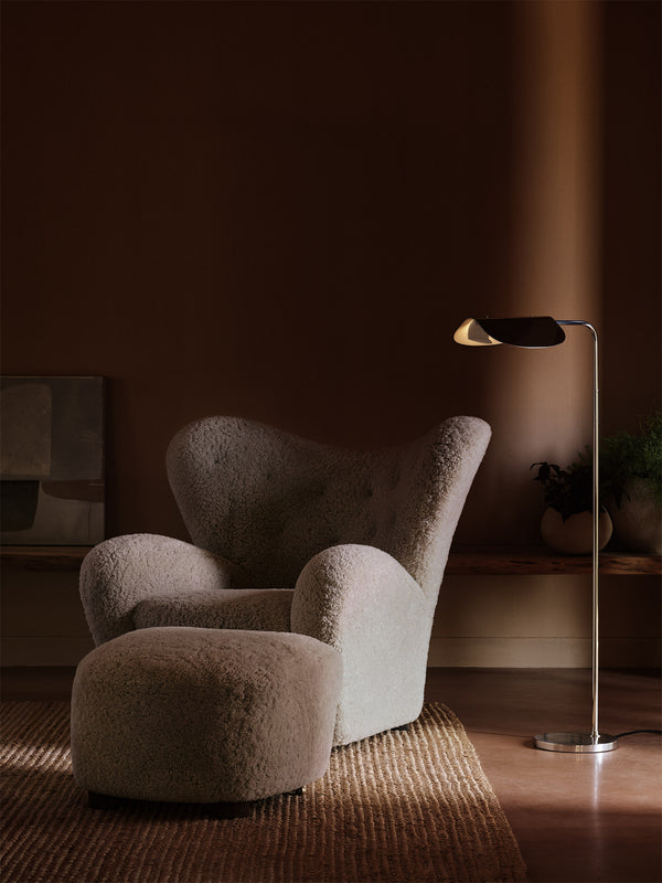 Audo The Tired Man Lounge Chair, Sheepskin