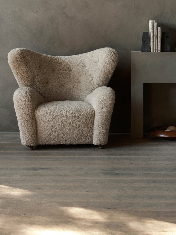 Audo The Tired Man Lounge Chair, Sheepskin