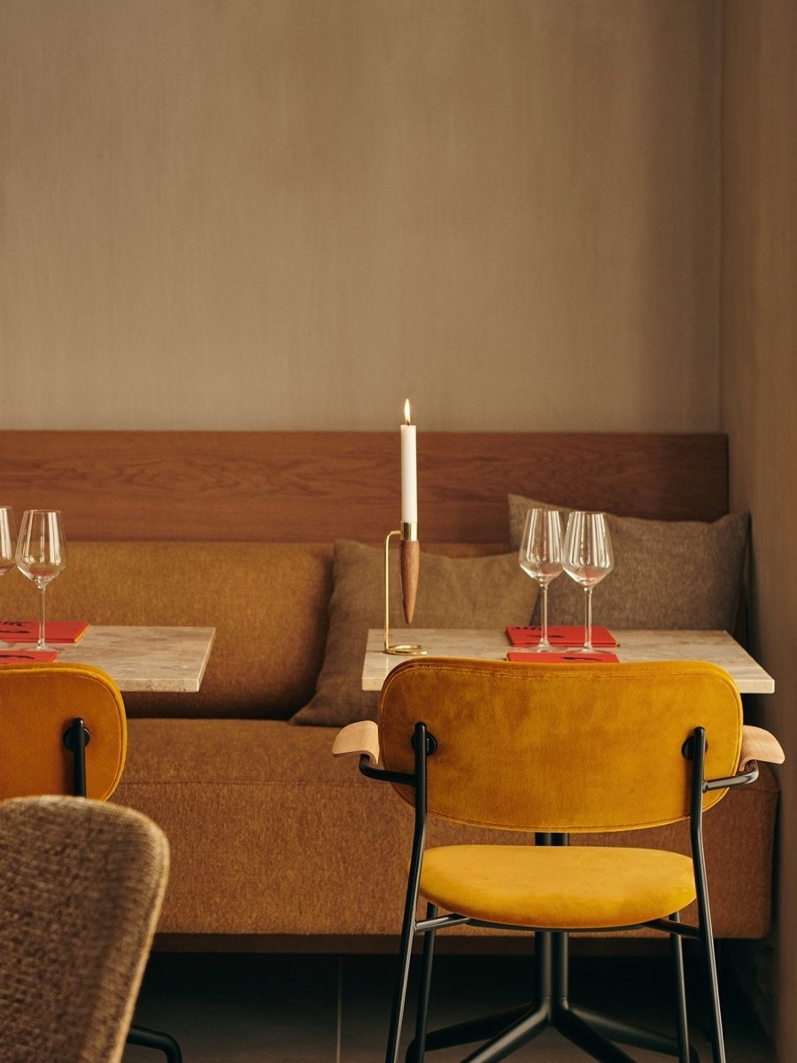 Audo Co Dining Chair, With Arms, Fully Upholstered