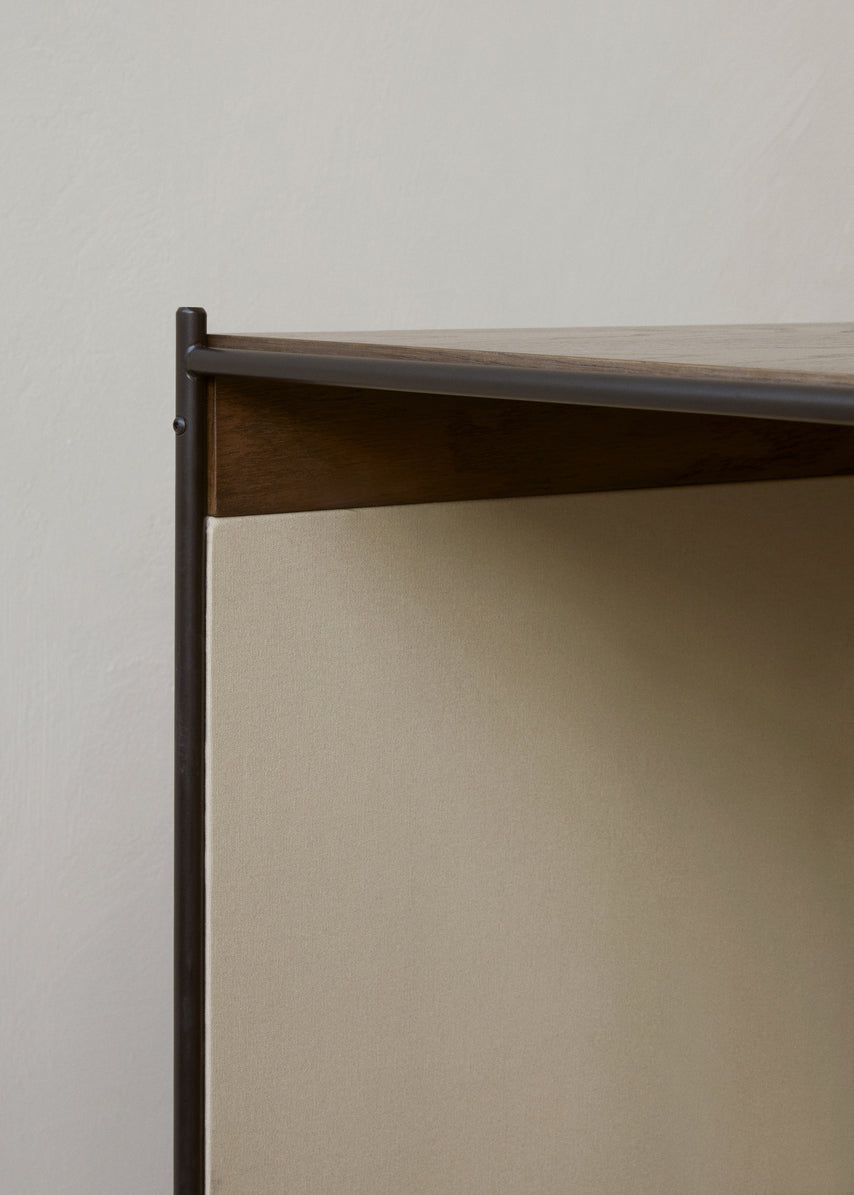 Audo Zet Storage System, 60in, Back Panel and Magazine Shelf