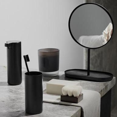 Blomus Modo Ti-Coated Stainless Steel Wall Mounted Toilet Paper Holder - Industrial Modern Décor