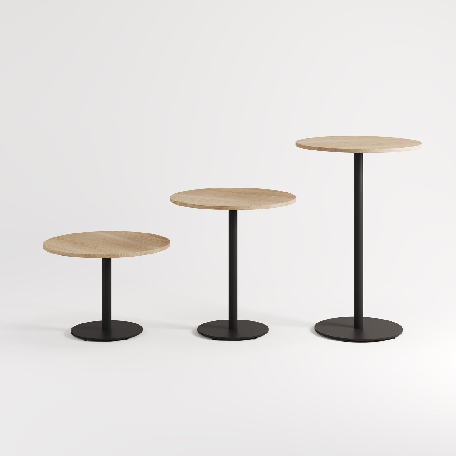 TIPTOE MOKA bistro table - solid oak