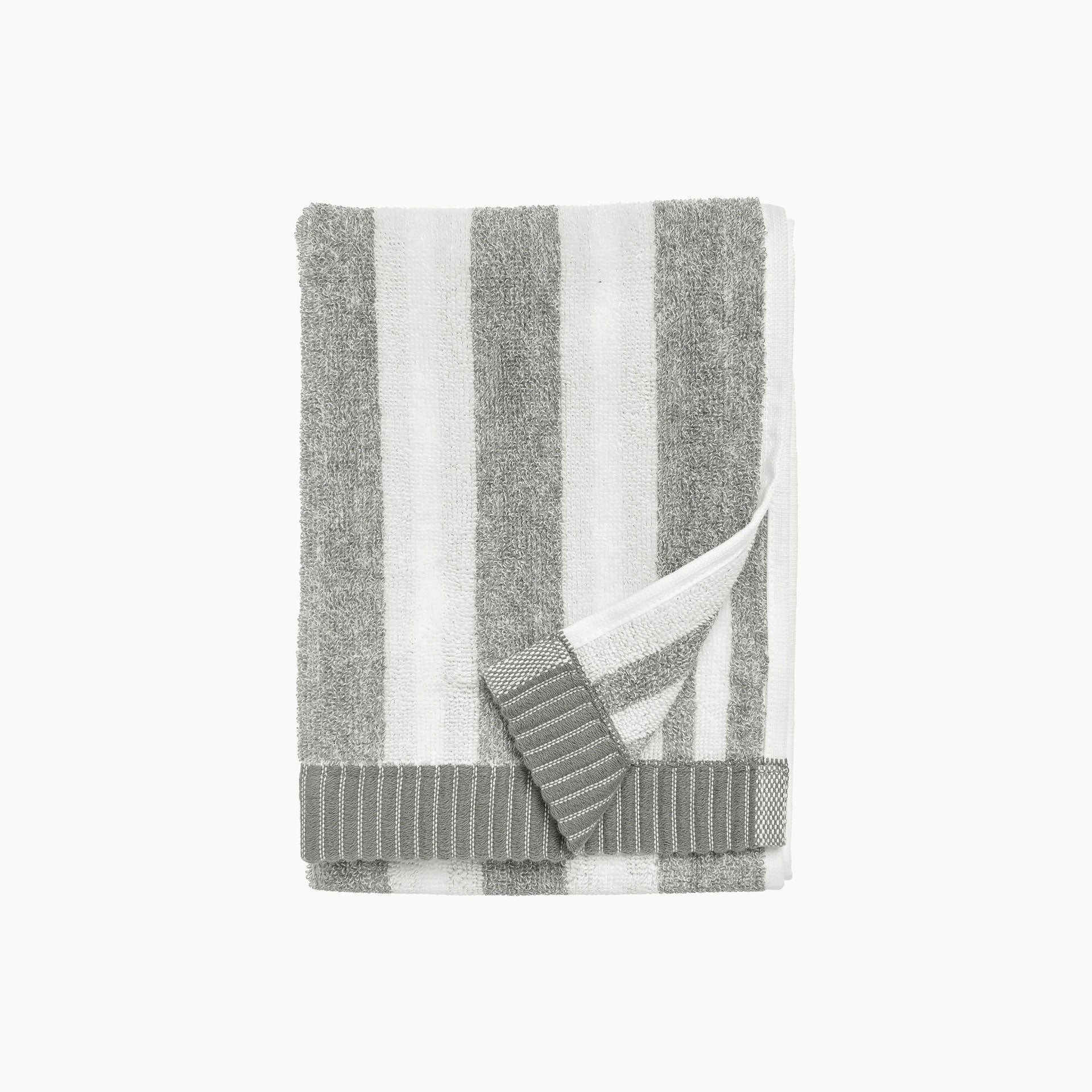 Marimekko Kaksi Raitaa Guest Towel - White, Grey