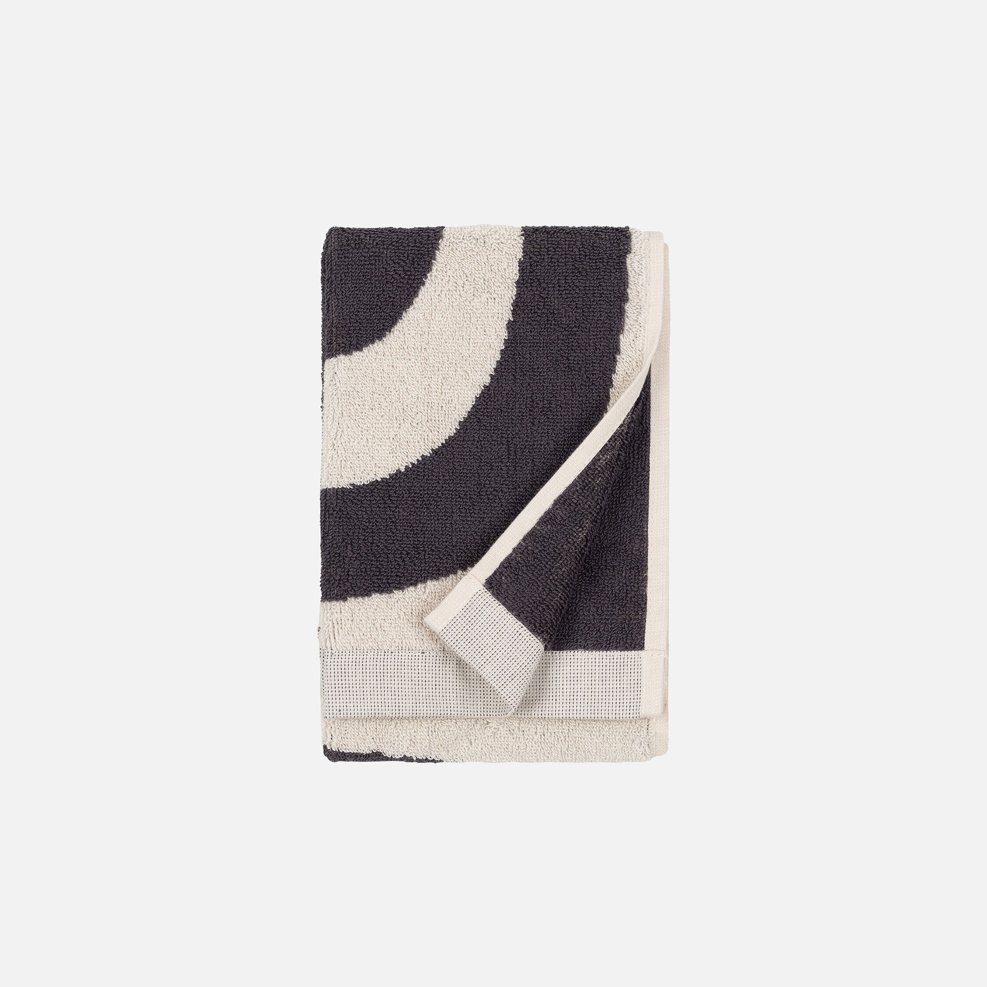 Marimekko Melooni Guest Towel - Charcoal, Off White