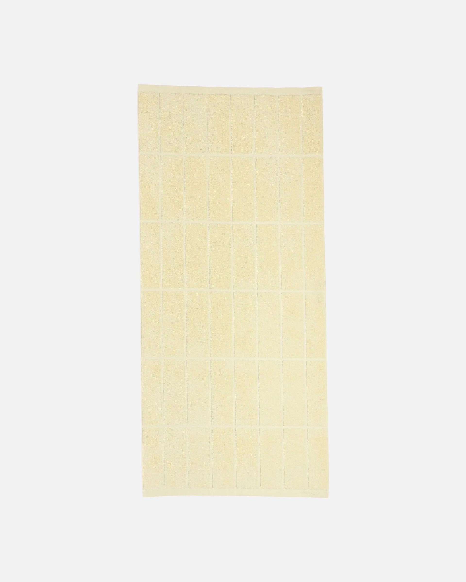 Marimekko Tiiliskivi Bath Towel - Butter Yellow