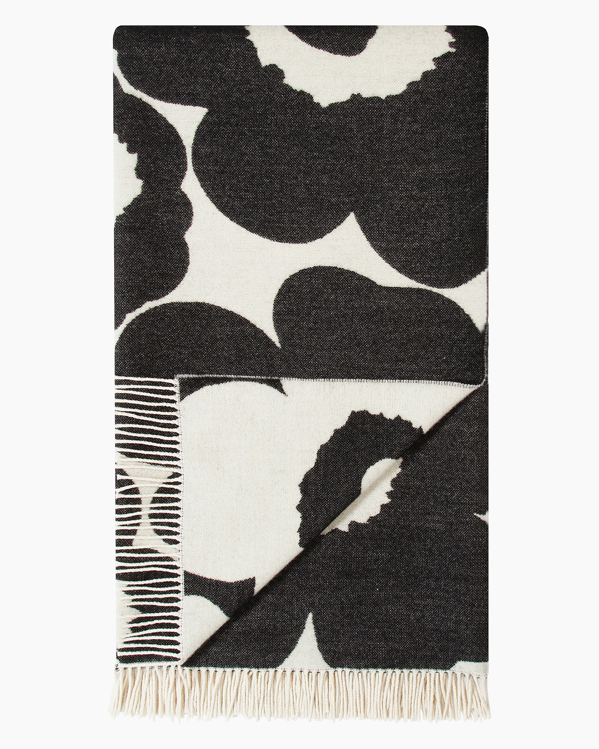Marimekko Unikko Blanket - White, Black – 313 Design Market