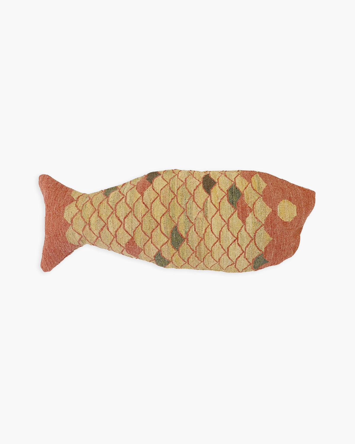 Mark Krebs Fish Pillow - Yellow Fish