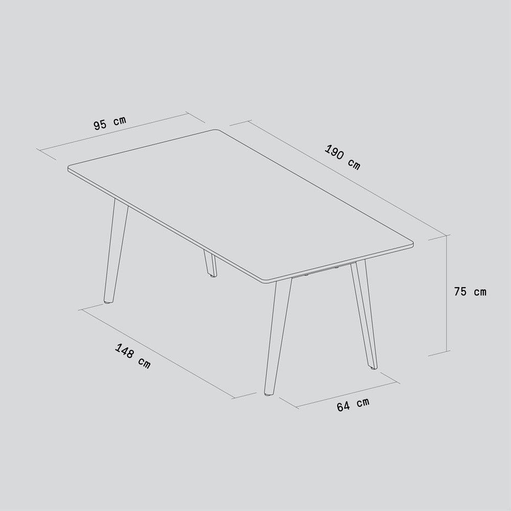 TIPTOE NEW MODERN dining table - eco-certified wood