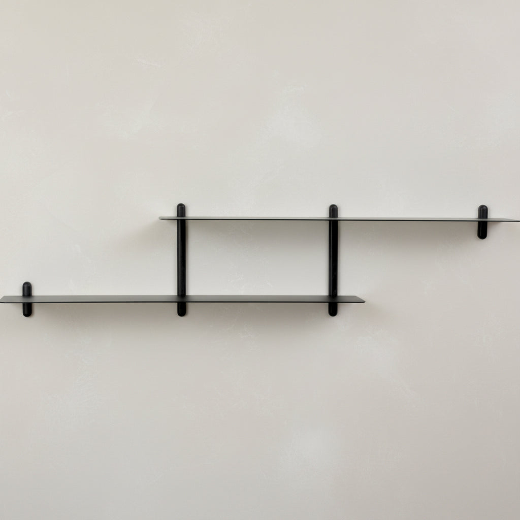 Gejst Nivo Shelf Small H - black ash/black