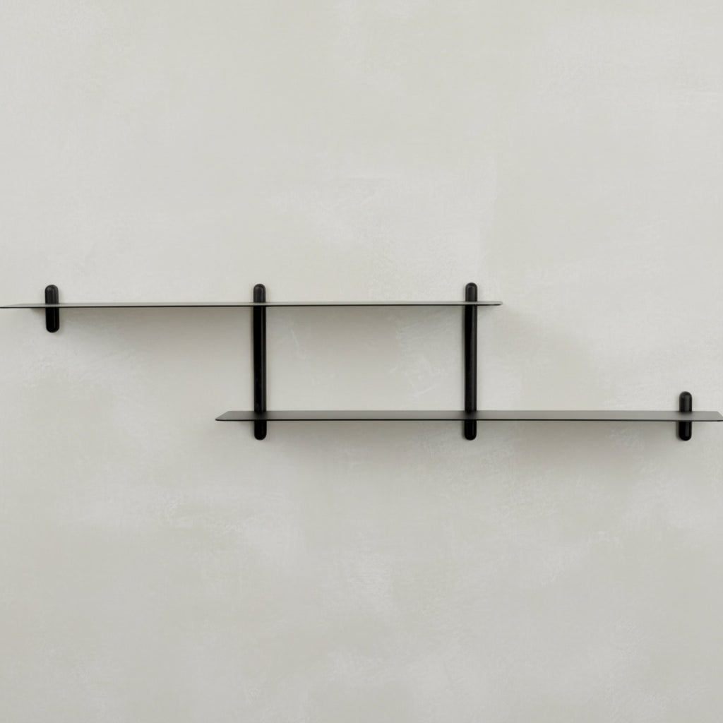 Gejst Nivo Shelf Small H - black ash/black