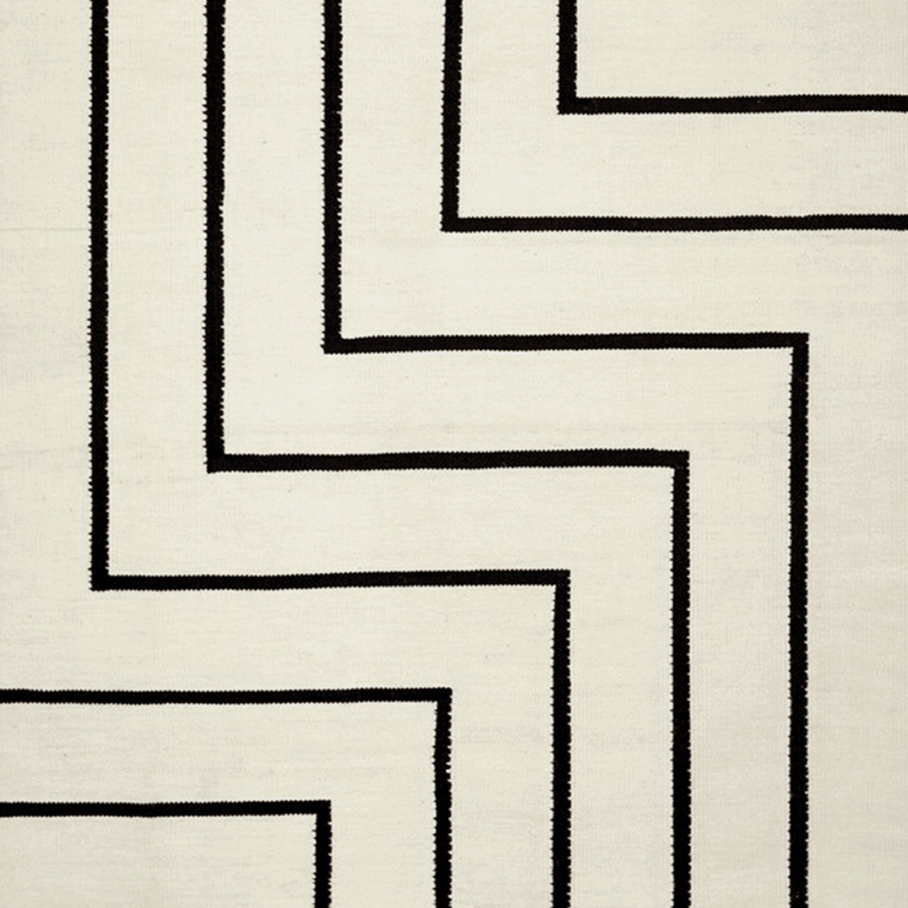 Vibeke Klint Rug VK-1 Off-White and Black