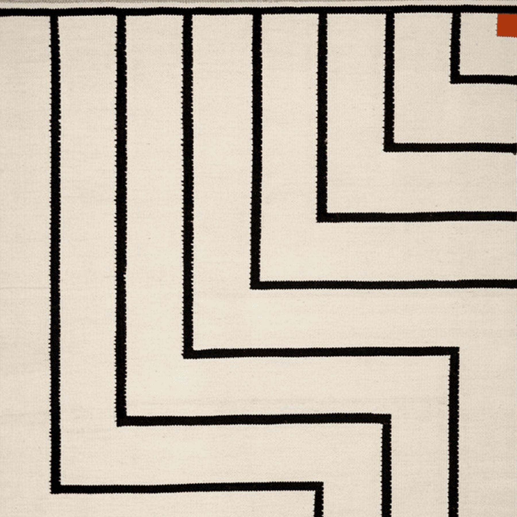 Vibeke Klint Rug VK-1 Off-White and Black