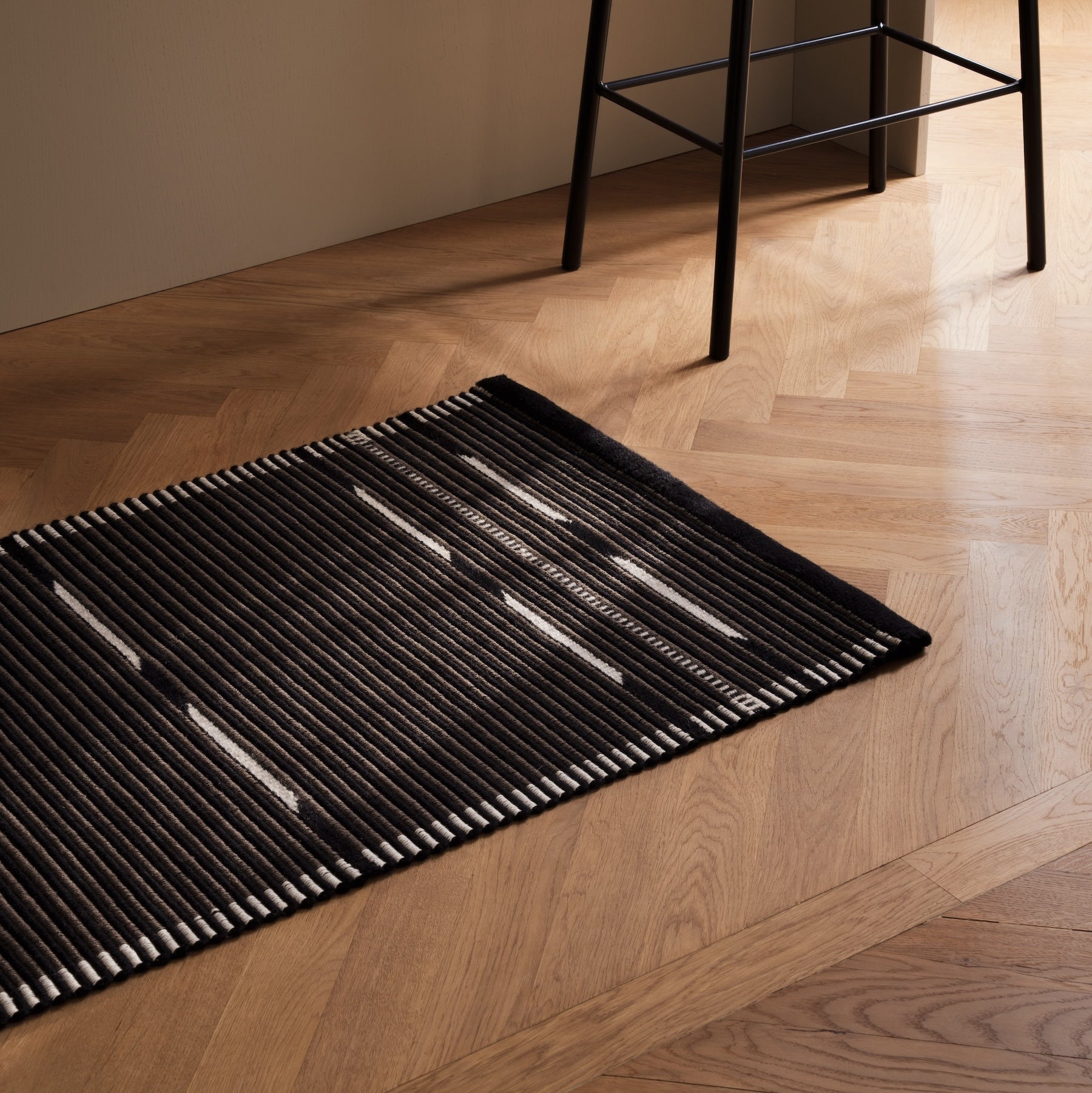 Vibeke Klint Rug VK-10, Brown/Black - Runner