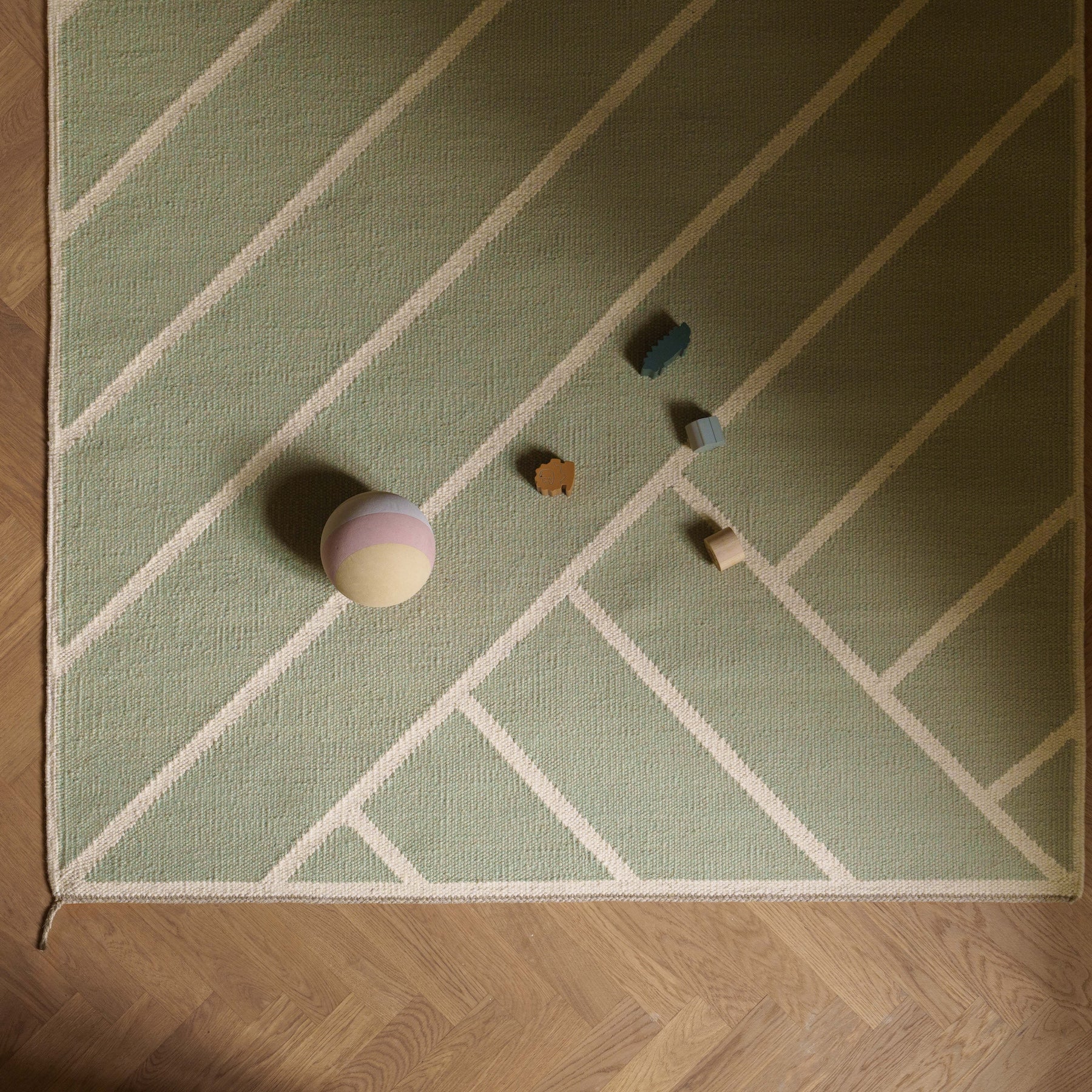 Vibeke Klint Rug VK-2, Light Olive