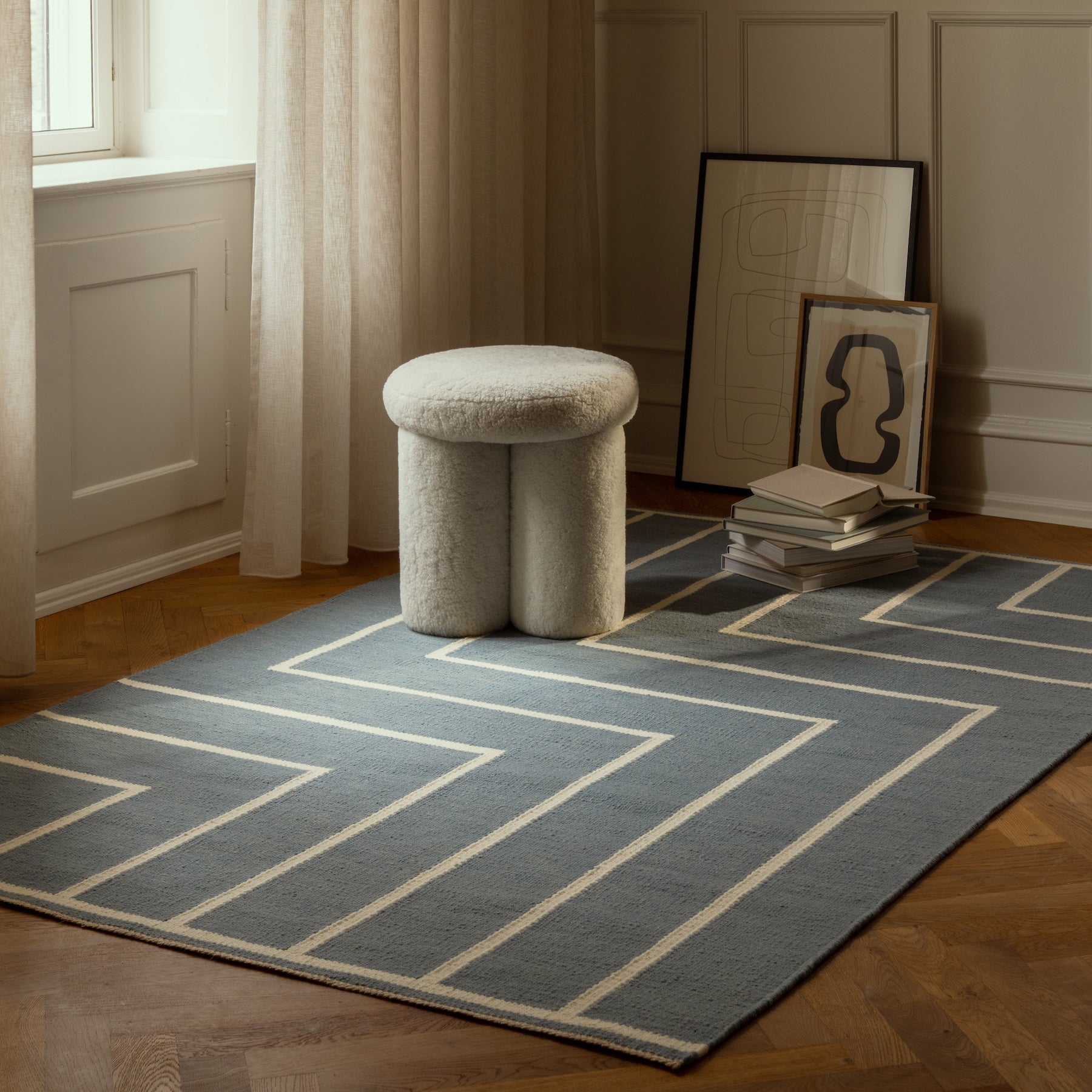 Vibeke Klint Rug VK-1, Light Blue