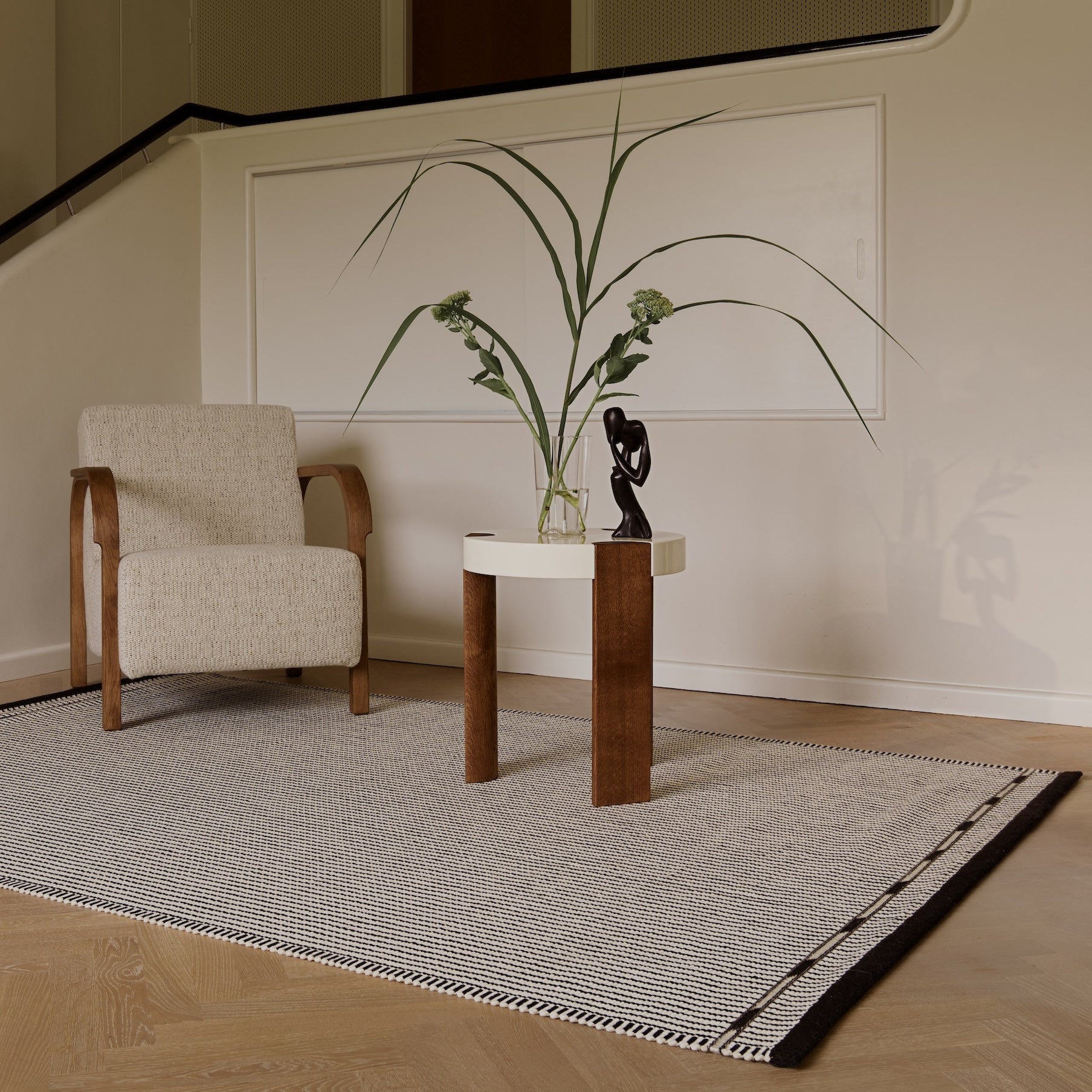 Vibeke Klint Rug VK-3, Off-White-Black