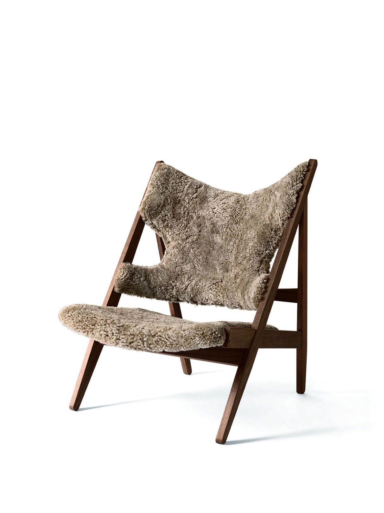 Audo Knitting Chair, Sheepskin