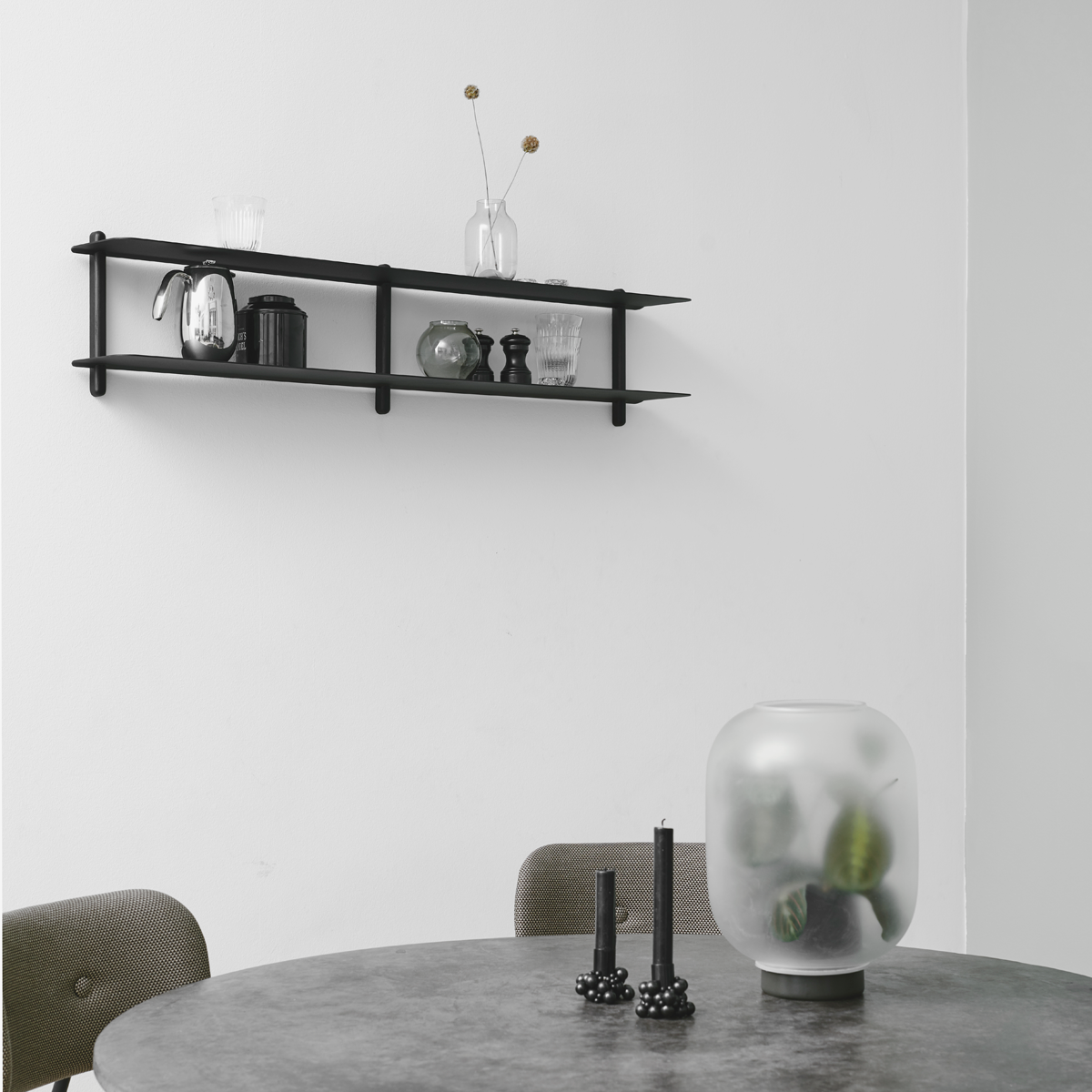 Gejst Nivo Shelf Small C - black ash/black