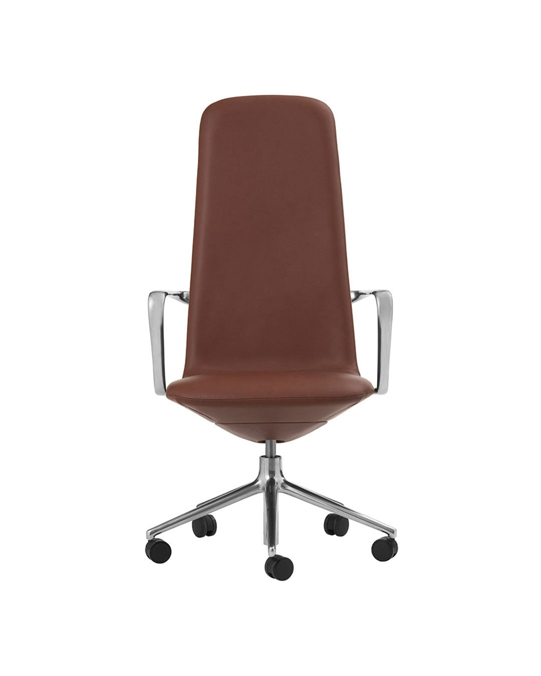Normann Copenhagen Off Armchair High Back - 5-Star Swivel Base