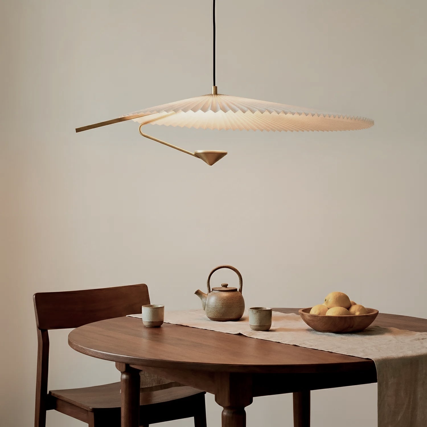 Gejst Liris Pendant Light, Brass