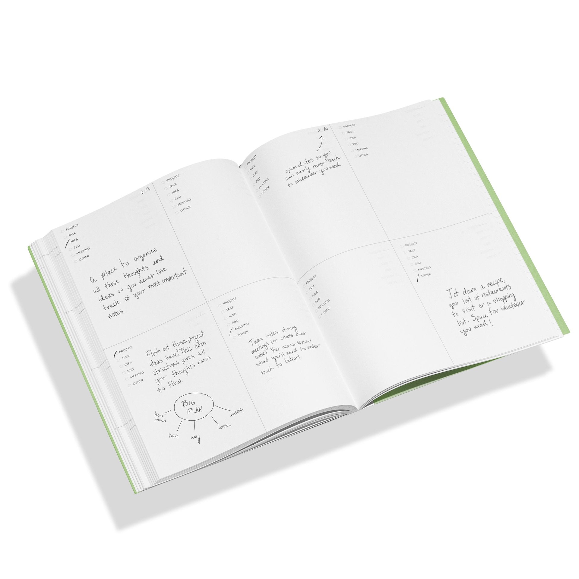 Poketo Project Planner in Wave Combo