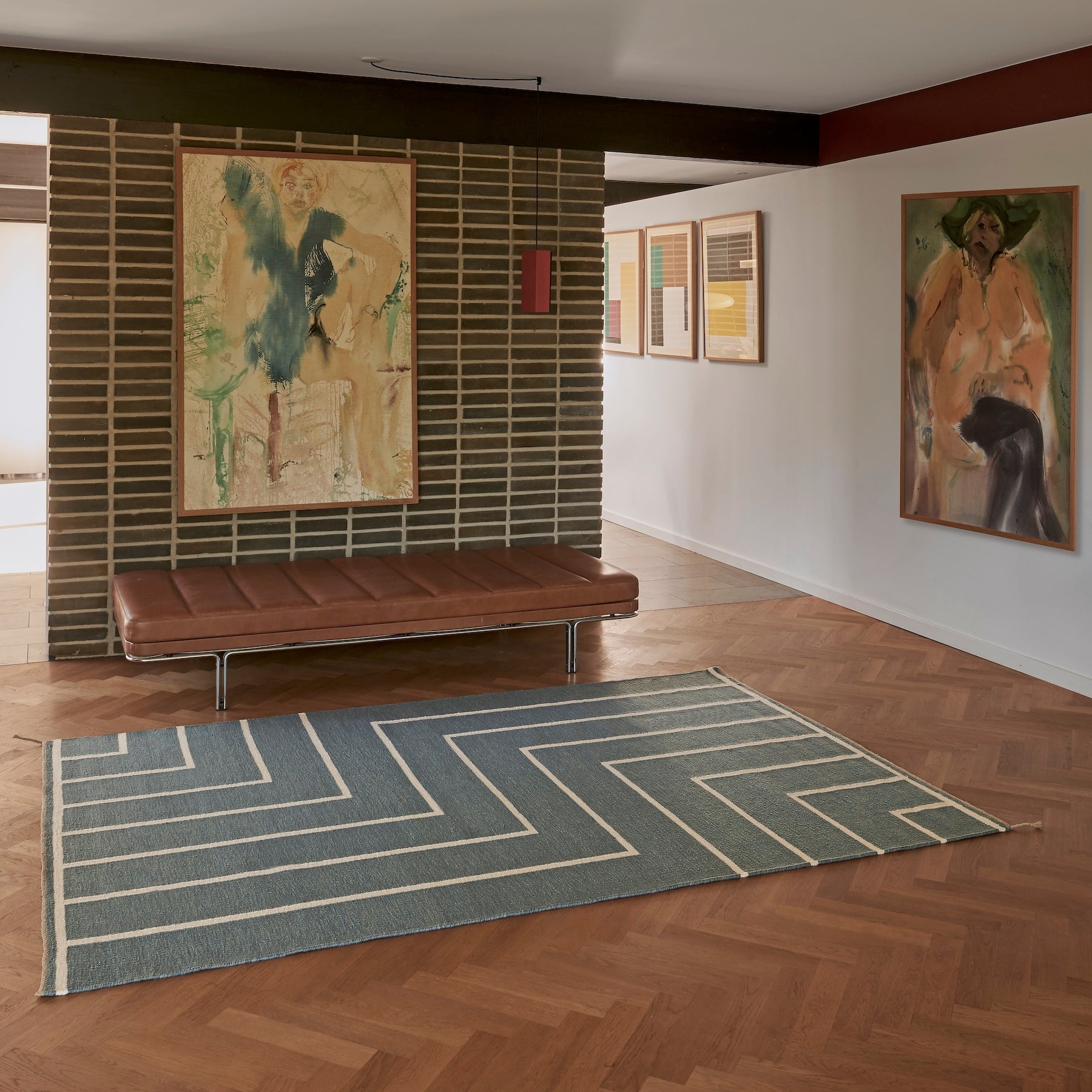 Vibeke Klint Rug VK-1, Light Blue