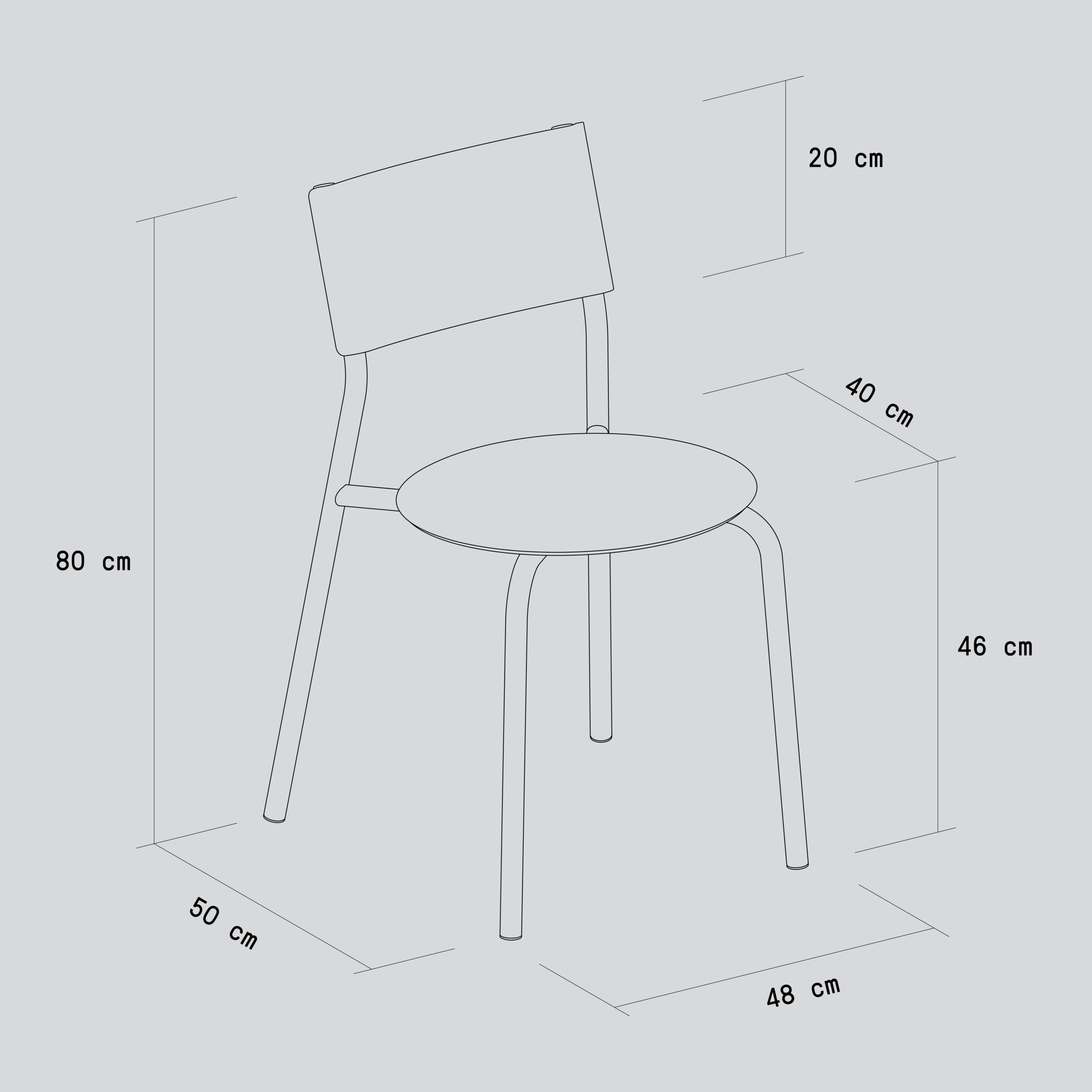 TIPTOE SSDr chair - recycled plastic