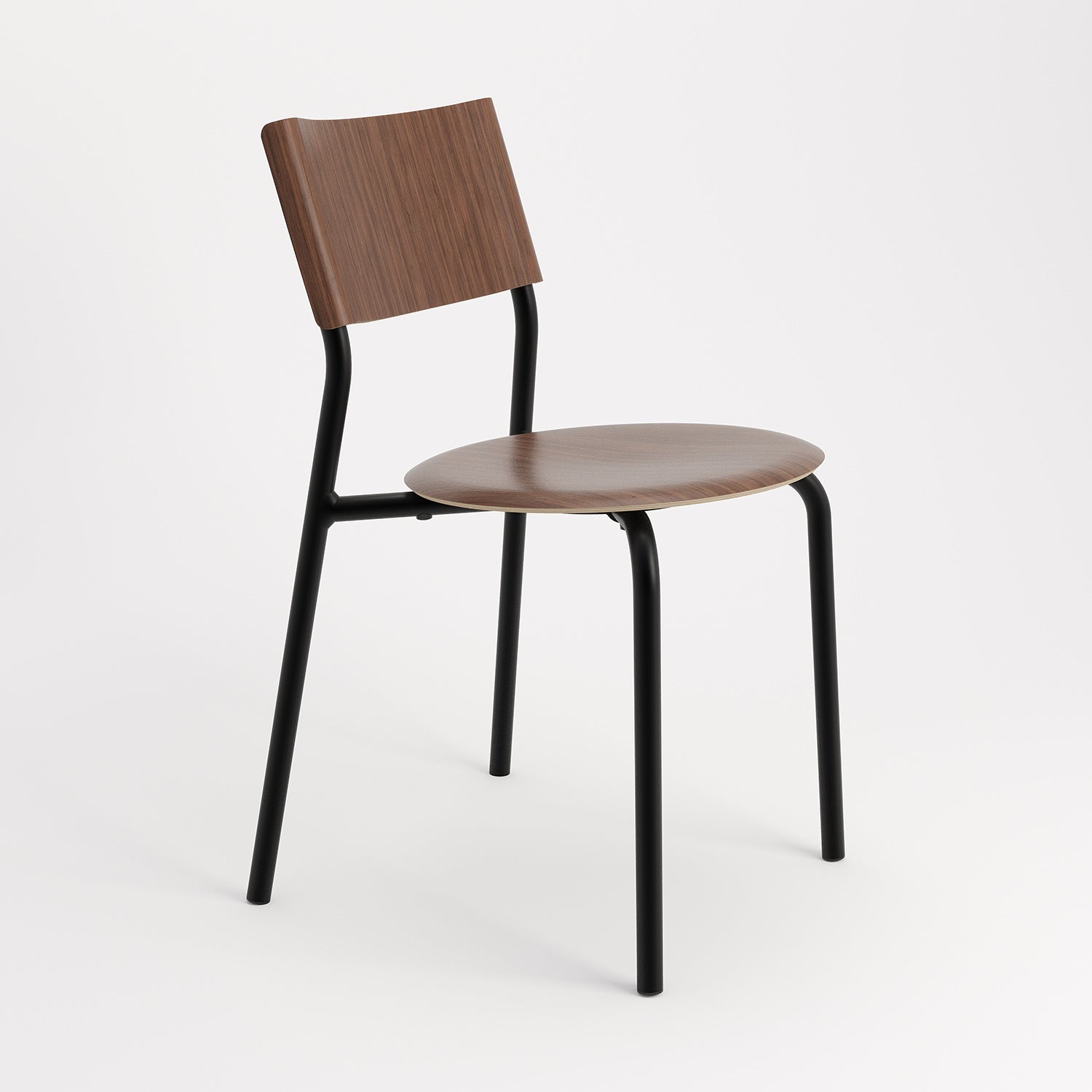 SSD_CHAIR_Walnut_black_front