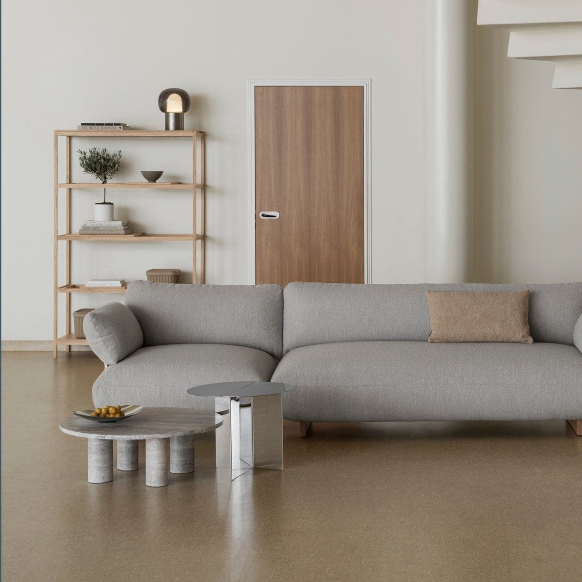 Blomus Sukoya Oak Shelf Unit with Adjustable Shelf Panels - Scandinavian Design - 5 Shelf
