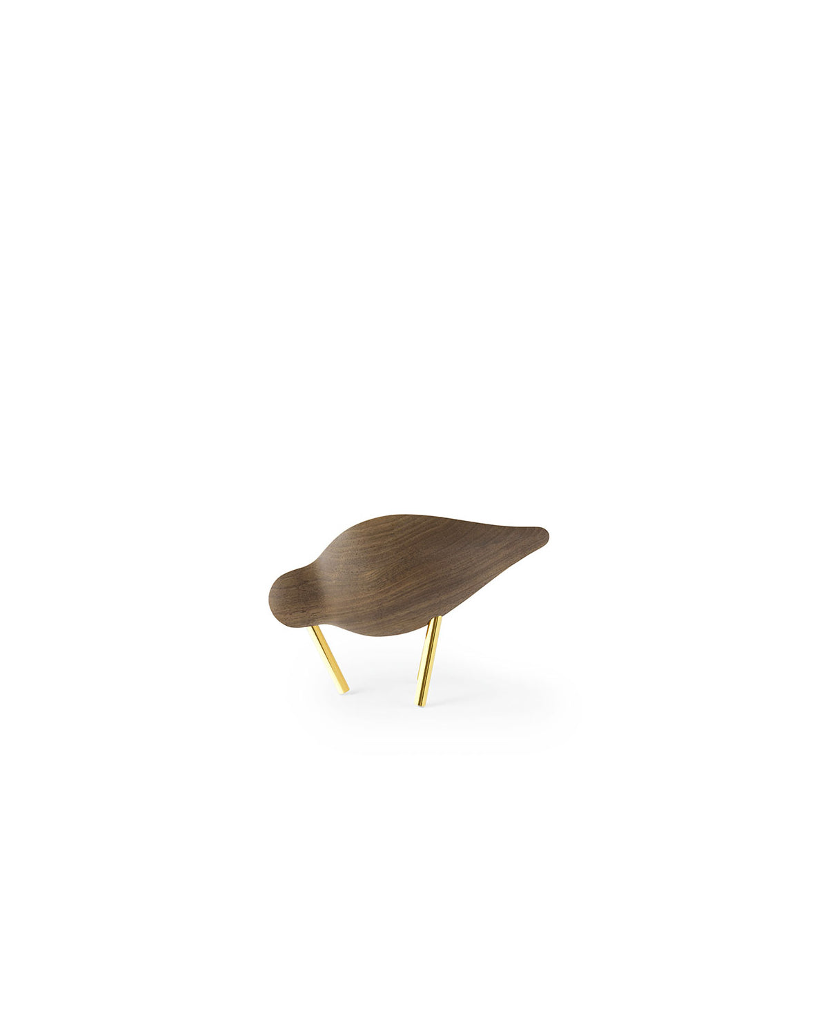 Normann Copenhagen Shorebird - Walnut with Brass Legs