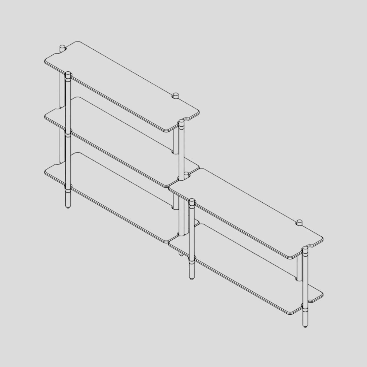 Gejst Invi Modular Shelf System