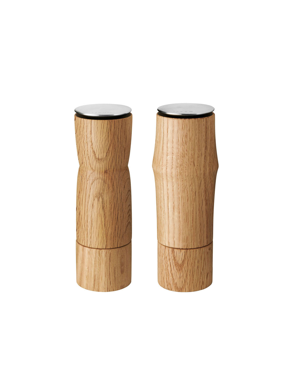 Stelton Storm Salt & Pepper Mill Set - Oak