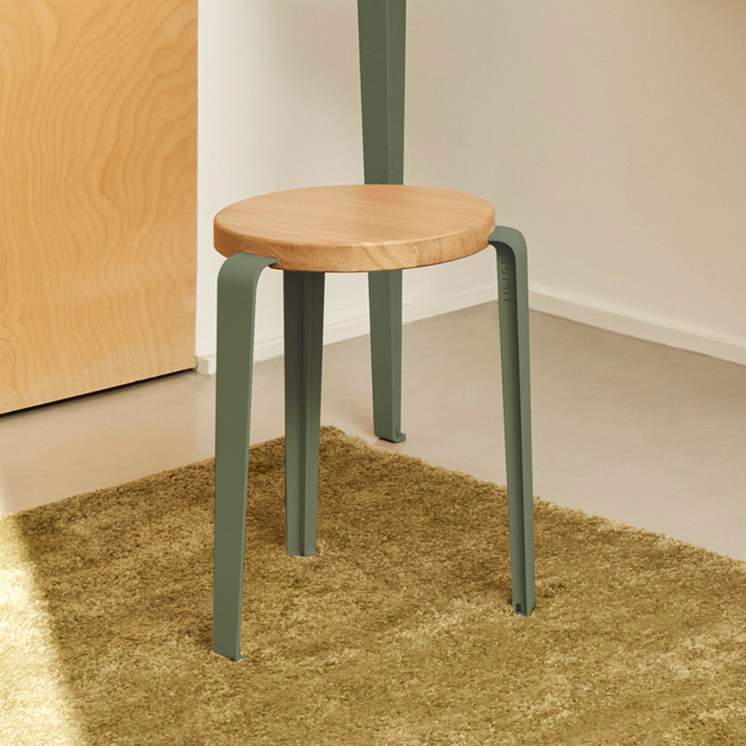 TIPTOE LOU stool - solid oak