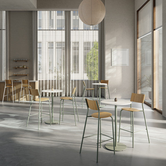 TIPTOE MOKA bistro table - Venezia recycled plastic