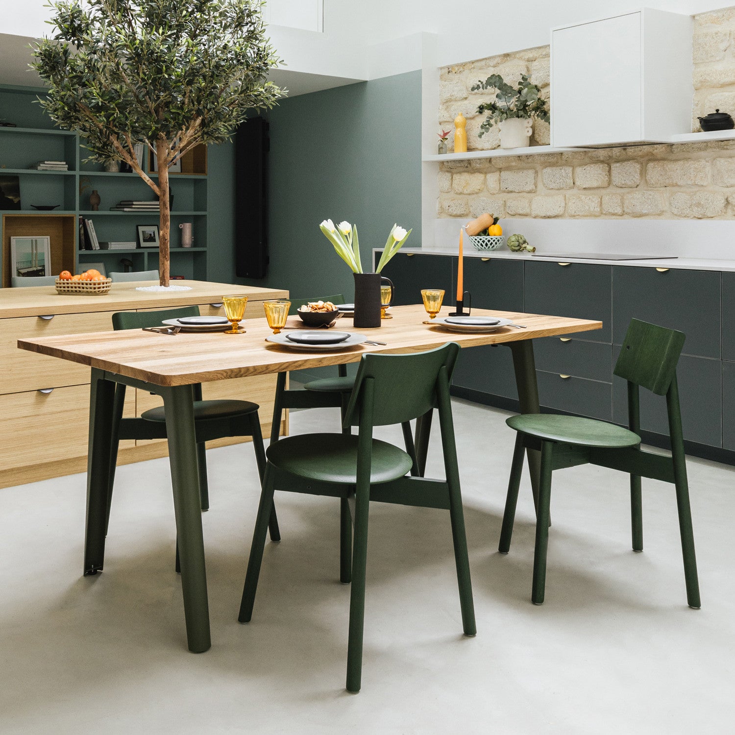 TIPTOE NEW MODERN dining table - reclaimed wood