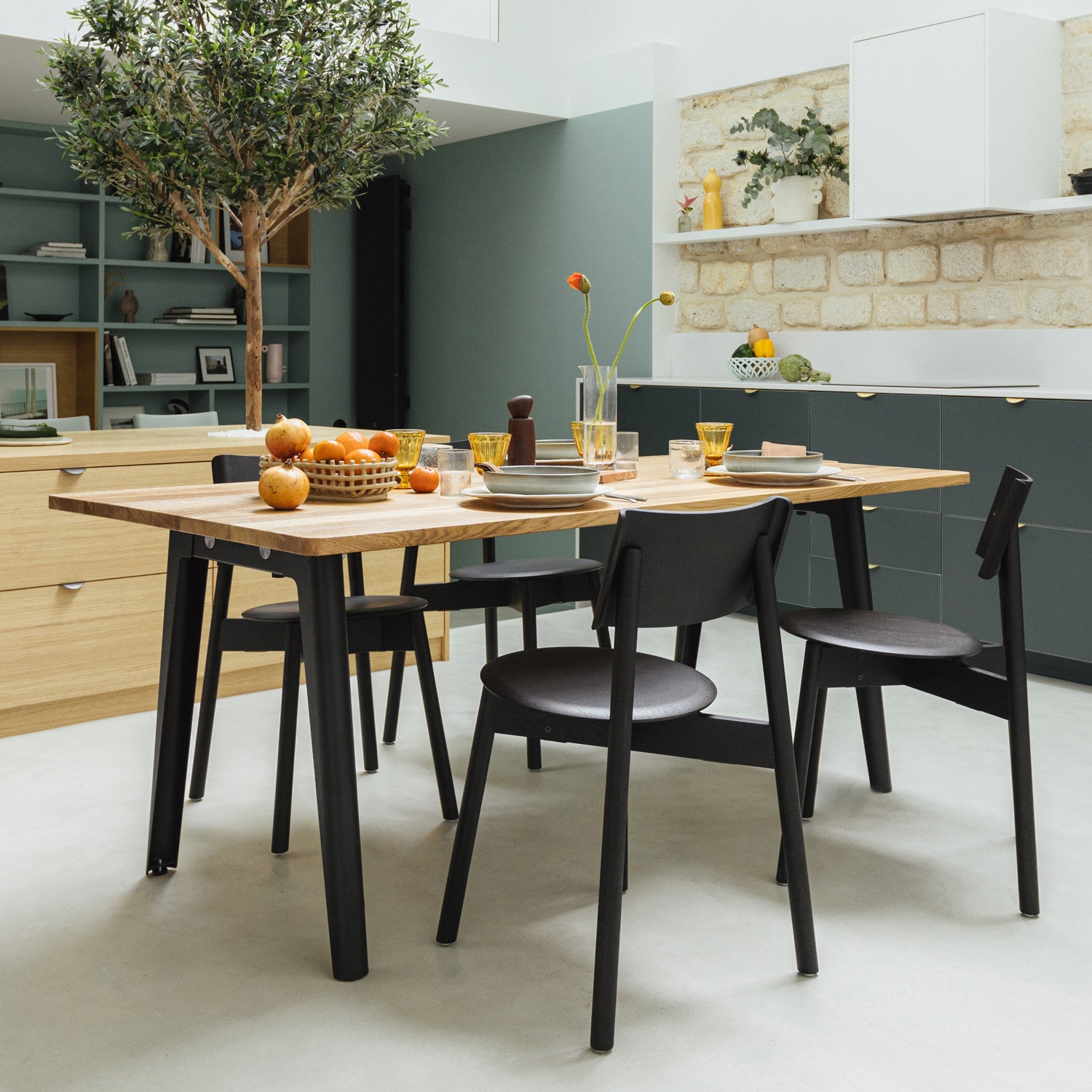 TIPTOE NEW MODERN dining table - reclaimed wood