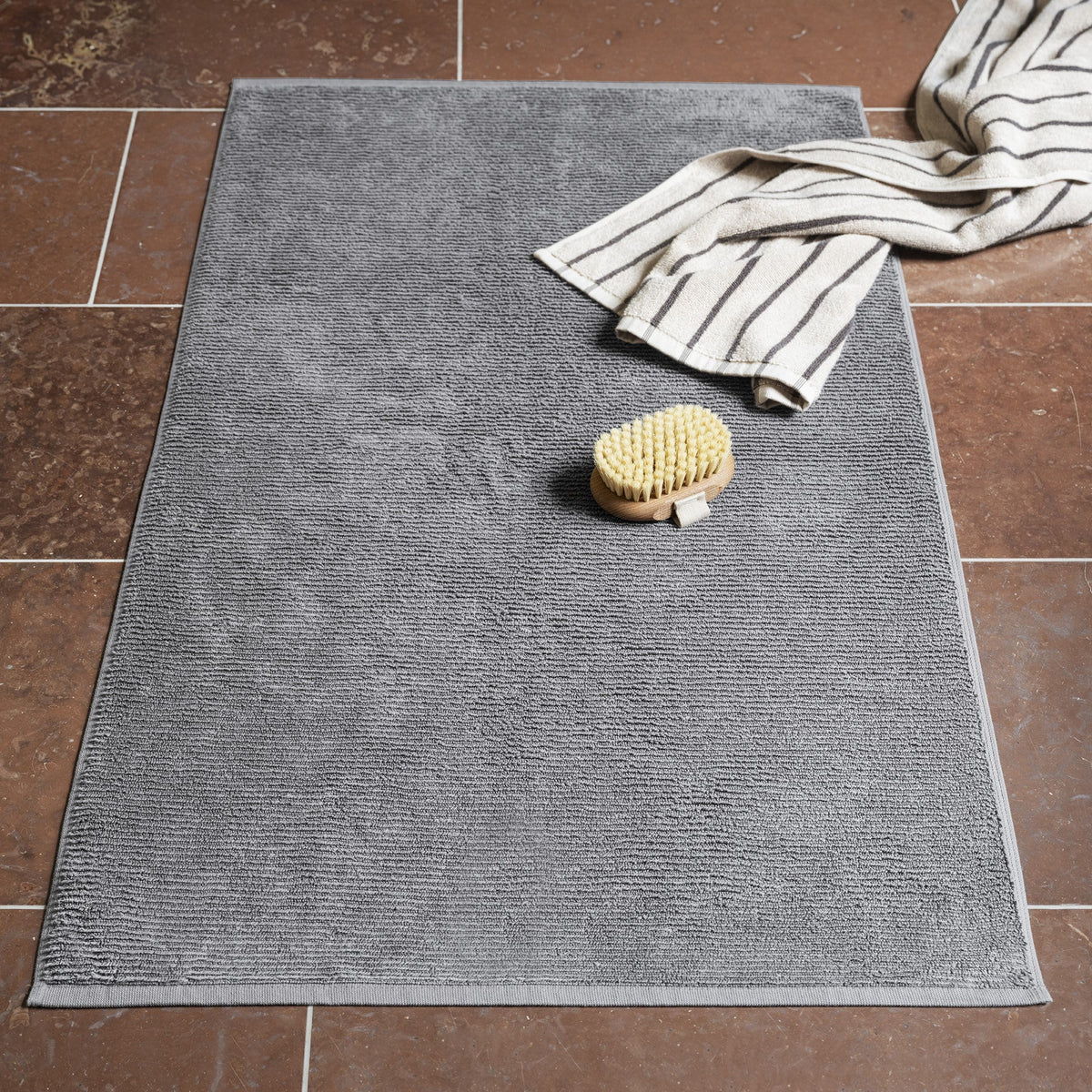 Blomus Tuyo Turkish Organic Cotton Bath Mat - Reversible - Oeko-tex Standard 100 Certified