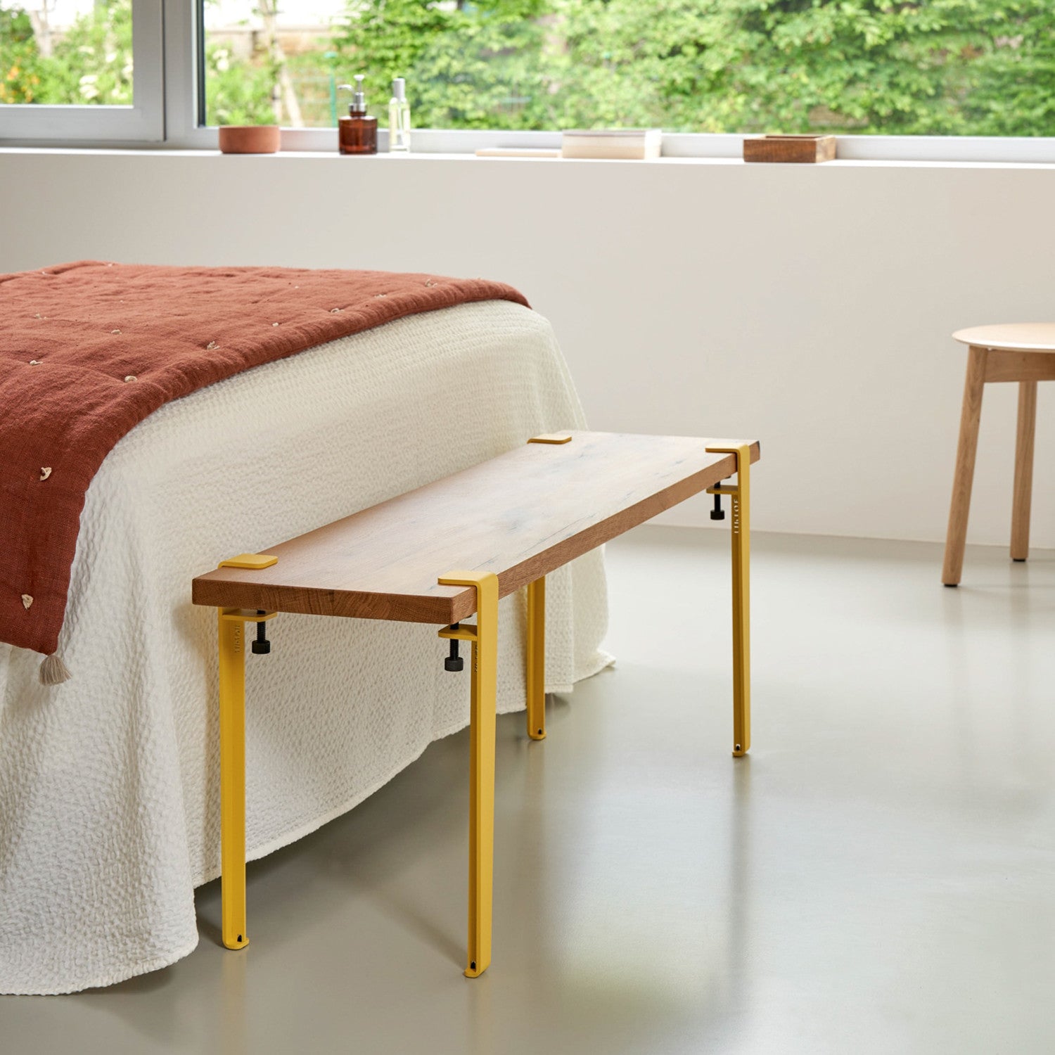 TIPTOE occasional bench 120x30cm - reclaimed wood