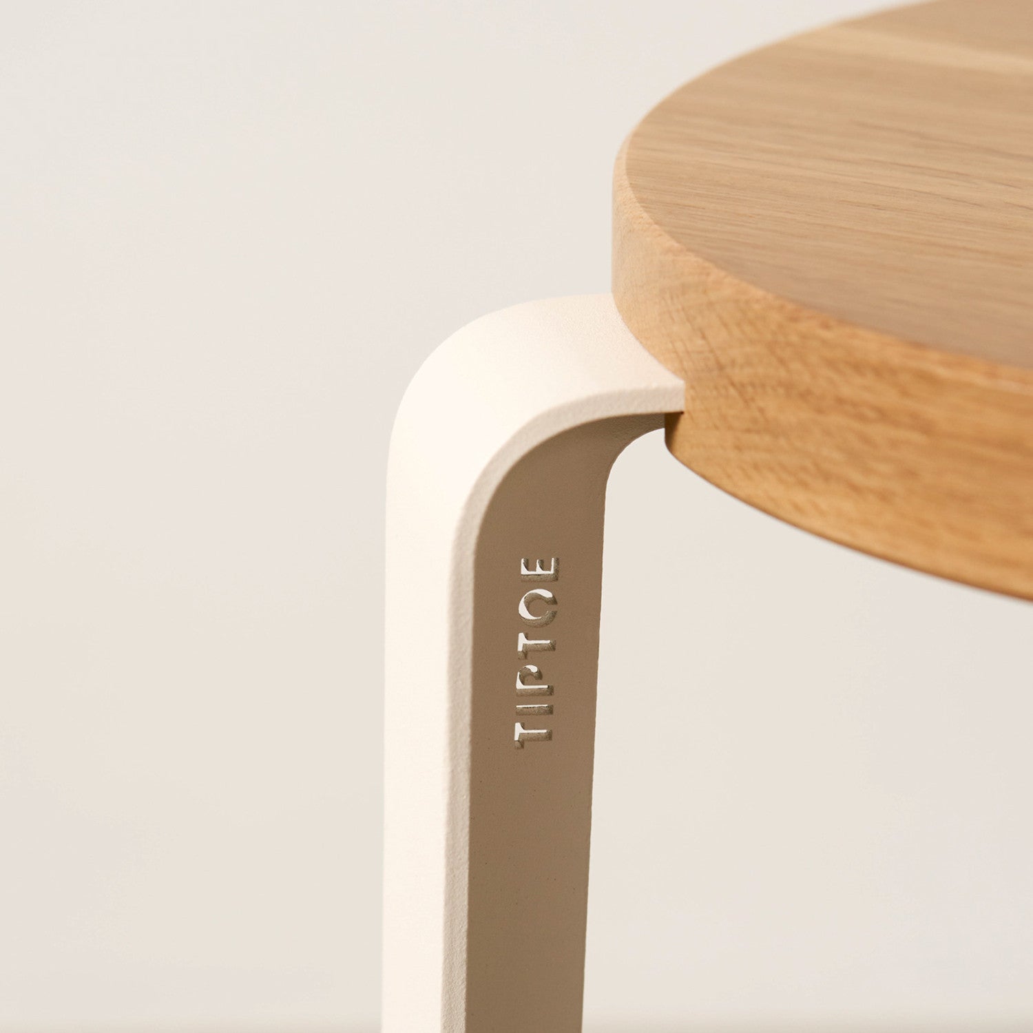 TIPTOE LOU stool - solid oak