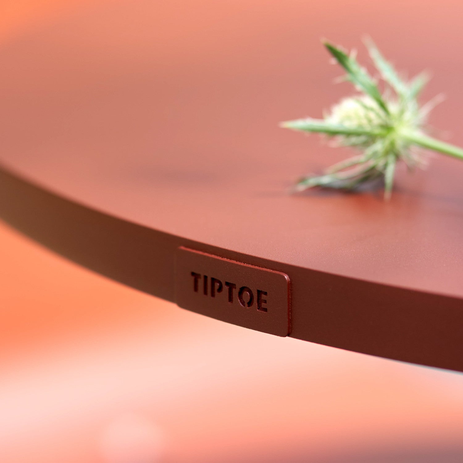TIPTOE MOKA outdoor bistro table - powder-coated steel