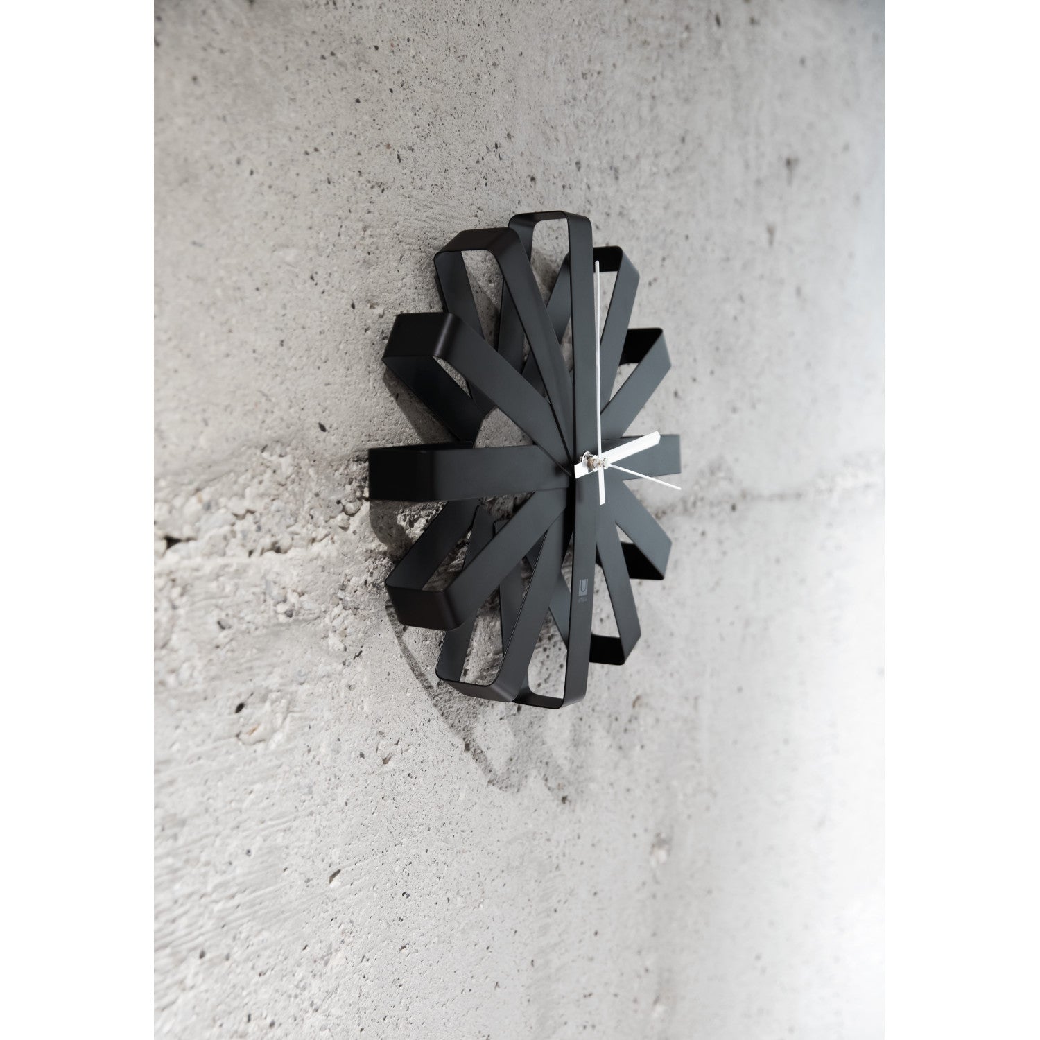 Umbra Ribbon Wall Clock - Black