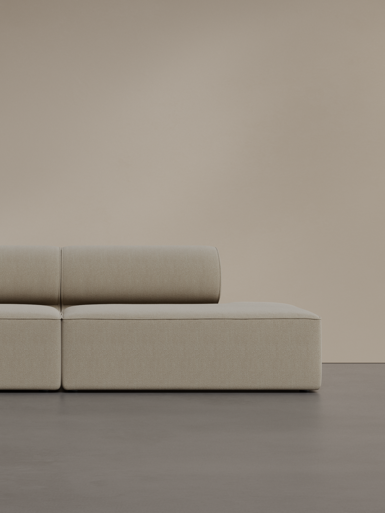 Audo Eave Sectional, 38" Depth, Chaise Modules