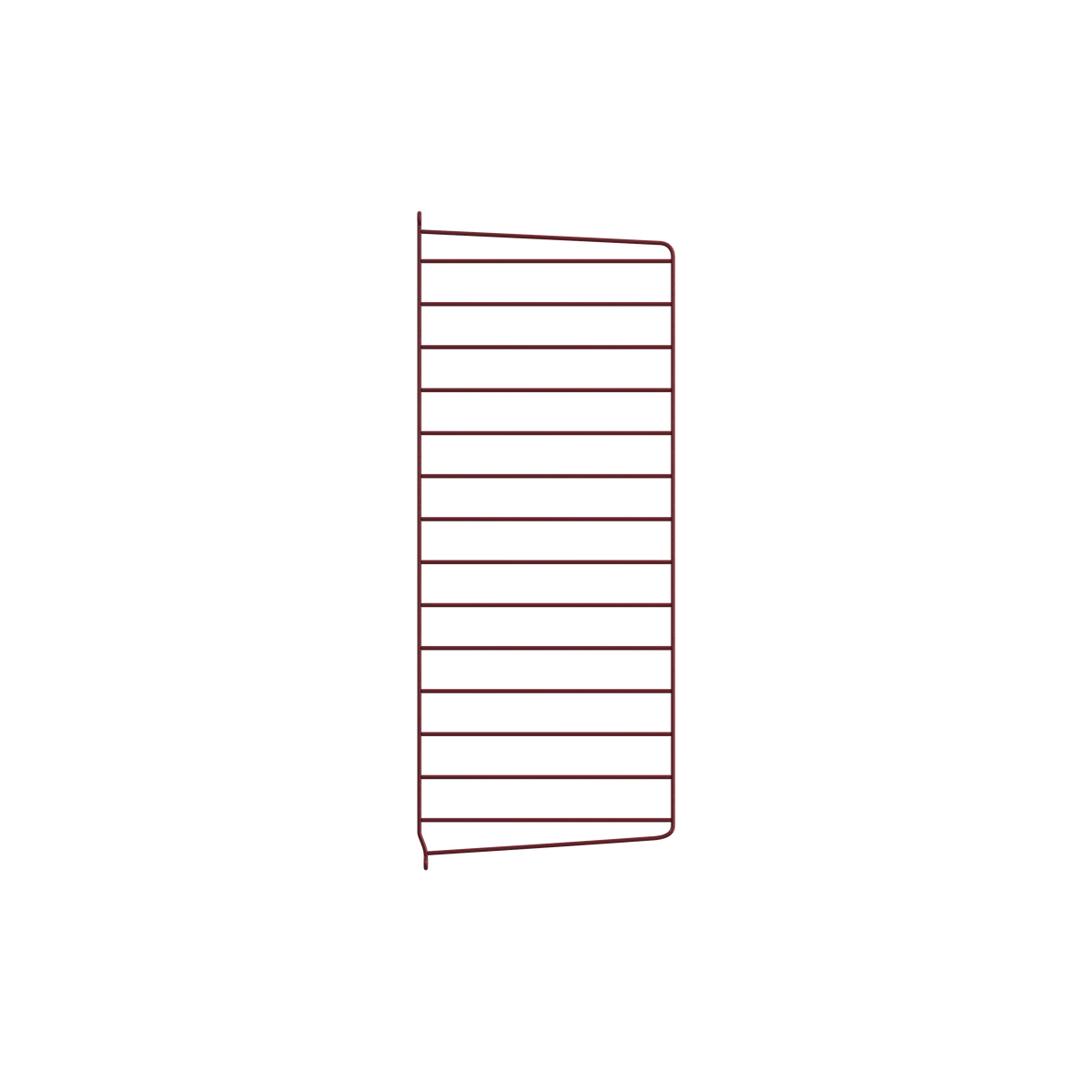 String Furniture Wall Panel h75 x d30 cm — Dark red