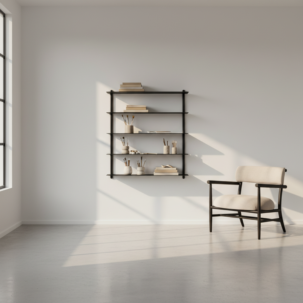 Gejst Nivo Shelf Small E - black ash/black