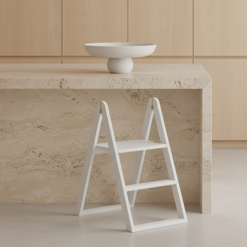 Gejst Reech Step Ladder, White